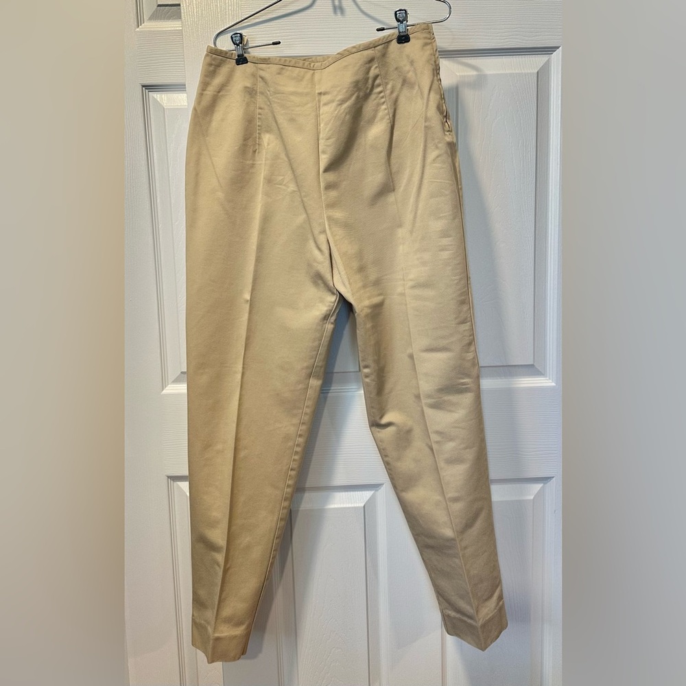 Calvin Klein Women’s Side Zip Khaki Pants